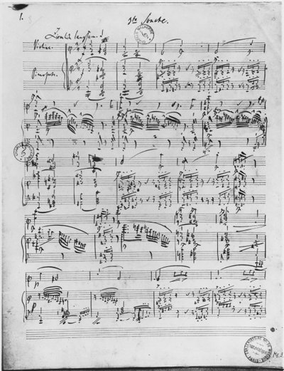 Dritte Sonate für Klavier und Violine von Robert Schumann